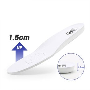 온솔 인솔 1.5cm 키높이 운동화 신발 깔창 화이트 (ESOSF01WH)