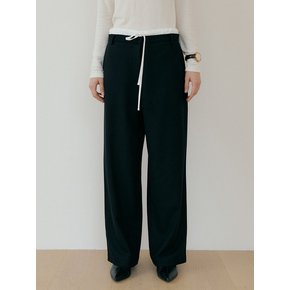 LOWRISE COLORATION PANTS (wool ver.) - Black