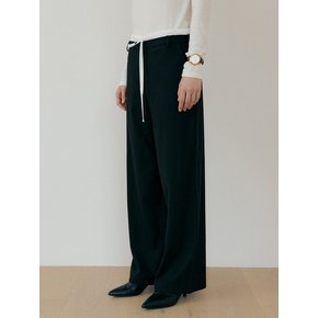 LOWRISE COLORATION PANTS (wool ver.) - Black