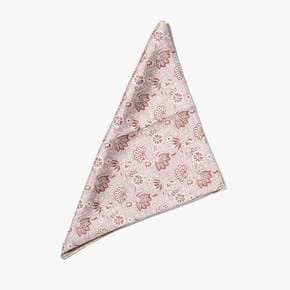 PAOLO ALBIZZATI/파올로 알비자티/SILK BANDANA (FLORAL)/수입반다나/LIGHT BROWN/AZF1M80003A55