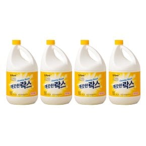 NO BRAND 깨끗한 락스 4.3L x 4개입 1박스