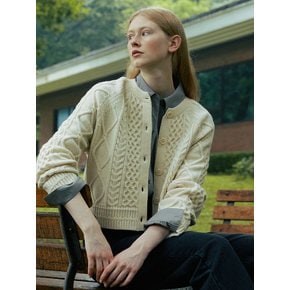 Cable Wool Cardigan