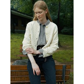 Cable Wool Cardigan