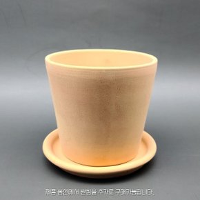 베트남 토분 화분 실린더컵 11x10cm 화분+받침