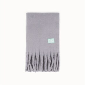 FAIRY COTTON MUFFLER [ASH GREY] - FAIRY 코튼 머플러 (M002AG)