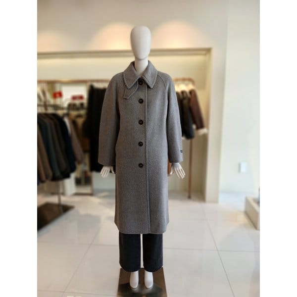[여주점] 씨씨콜렉트 캐시미어울블렌드카라싱글코트 E254msh157