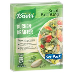 Knorr 크노르 샐러드 드레싱 크라우닝 키친 허브 5팩 40g