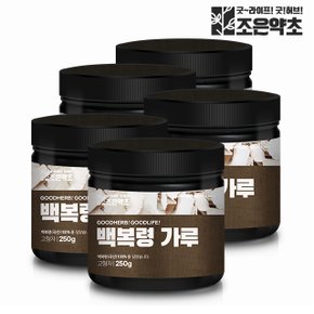 국산 100% 백복령 복령가루 분말 250g x 5