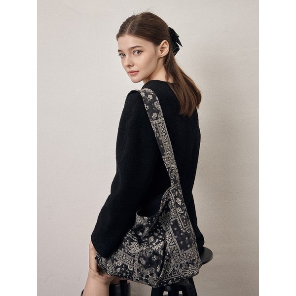 Check Paisley Big hobo Bag_3color