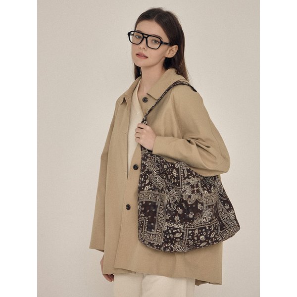 Check Paisley Big hobo Bag_3color