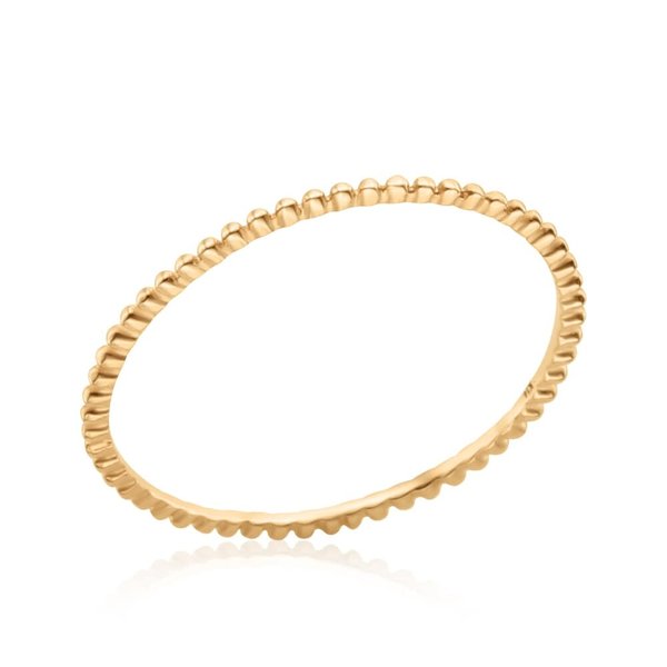 [모룬] 18K 버블 0.8mm 볼 레이어드 반지 MOR39649