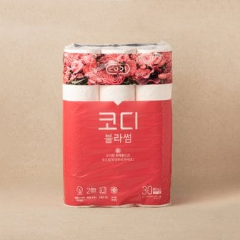  [SSG단독]코디 블라썸 3겹 천연펄프 30m*30롤 (온)