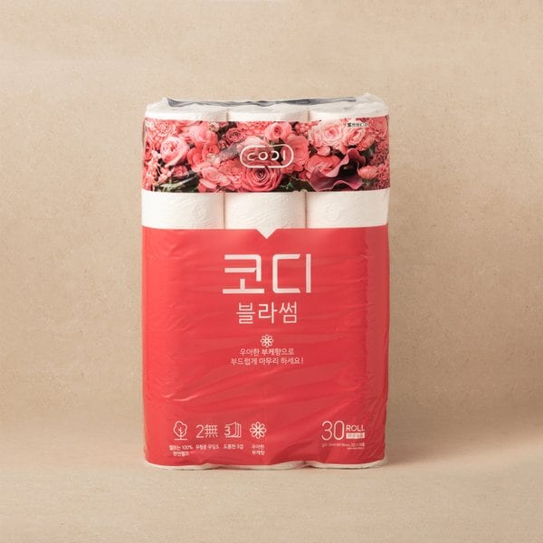 [SSG단독]코디 블라썸 3겹 천연펄프 30m*30롤
