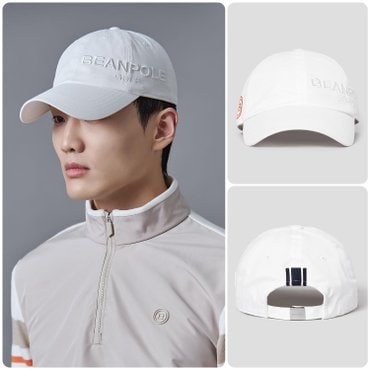 빈폴골프 SS25 남성 면트윌 볼캡 - 화이트 (BE518BB011)