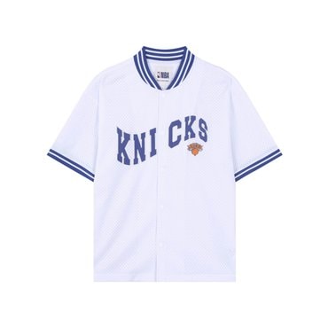 NBA NYK 어센틱 팀 메쉬 반팔 셔츠 N252TS066P