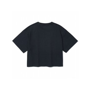 CU 1754 ARCH LOGO WOMEN CROP S/S T-SHIRTS 크라운네이비