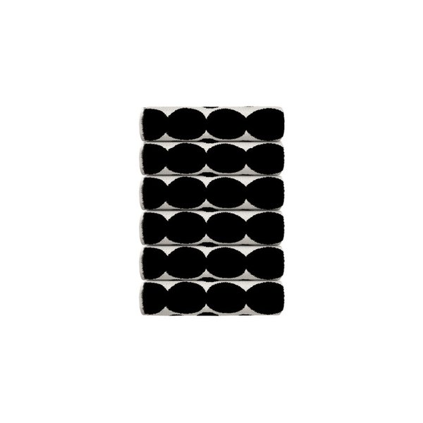 6P 블랙에디션 조약돌 수피마 수건 230g