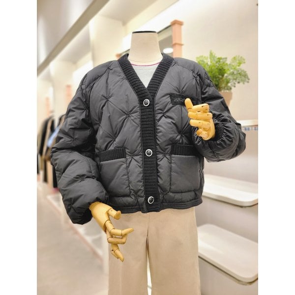 [여주점] 여성  자수 퀄팅 구스다운 점퍼(ITPAWPD700)