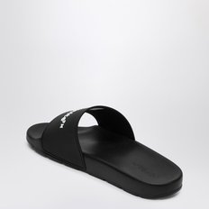 [해외배송] 오프화이트 블랙 북키쉬 로고 슬라이드 샌들 OMIU002C99MAT001 1001