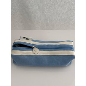 round pencilcase _ Lagy blue