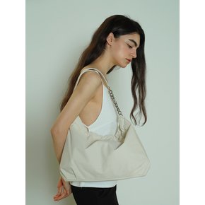 Sun Regen Nylon Small Hobo Bag - Ivory