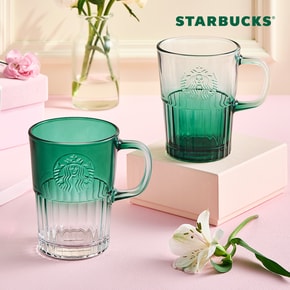 [스타벅스] 디어유 그러데이션 글라스 세트 384ml (2P)