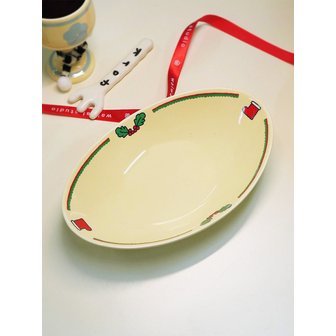 왈왈스튜디오 홀리데이 반달 샐러드볼 + 선물포장