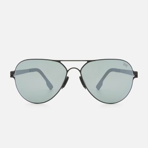 [PXG공식 아이웨어론칭]SLIM TWO-BRIDGE AVIATOR SUNGLASSES (MATT BLACK)