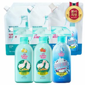 온더바디 발을씻자 풋샴푸 510ml용기 + 500ml리필 x 2개 (레몬,자몽,쿨링)