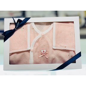 [압소바 25년 뱀띠임신출산선물] 킁킁 배냇저고리(A2C10101) 핑크