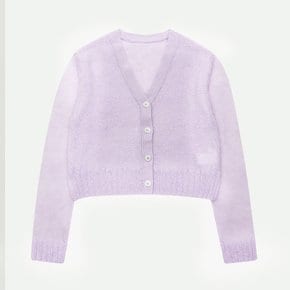 여성 모헤어 크롭가디건 LILAC