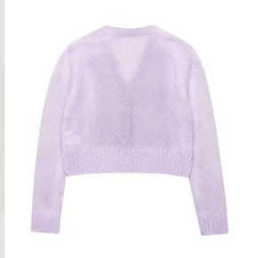 여성 모헤어 크롭가디건 LILAC