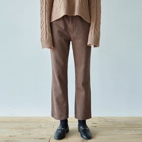 STRAIGHT MOOD COTTON PANTS_BROWN