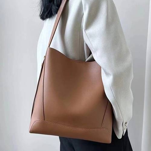 쏘울백 / 쏘울백 천연소가죽 쥬드 데일리 쇼퍼 숄더백 (6color)