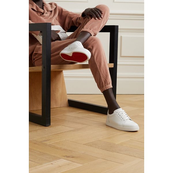 Vieira Leather Sneakers 화이트