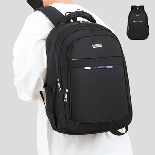 [옷자락] 남자 데일리 심플 캐주얼 옥스포드 생활방수 노트북 백팩