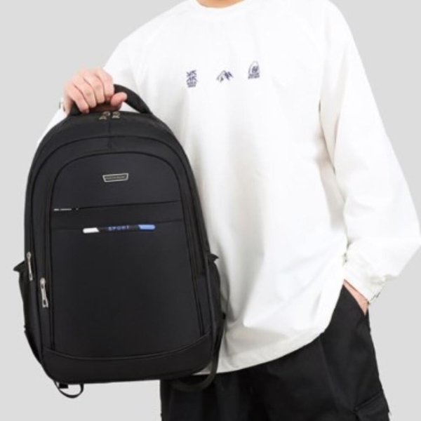 [옷자락] 남자 데일리 심플 캐주얼 옥스포드 생활방수 노트북 백팩