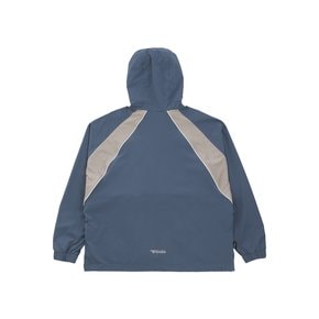 COLOR BLOCK PIPING ANORAK [BLUE]