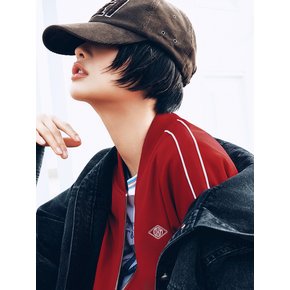부클 자수 코듀로이 볼캡 EMQ9AHT020