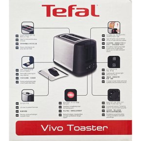 비보 토스터기 2구 TT3408KR 블랙실버 코스트코 토스트기