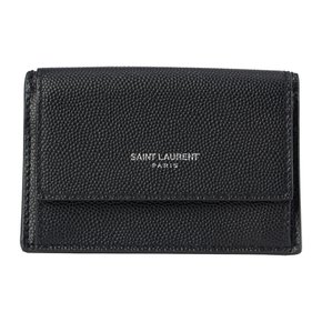 SAINT LAURENT 선 로랑 카드 케이스 552996 BTY7 N 1000 클래식 블랙 블랙 []