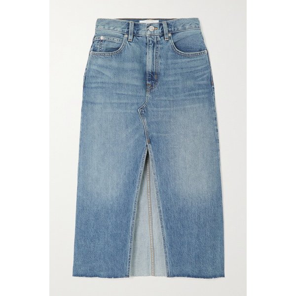 실버레이크 넷 서스테인  데님 미디 스커트 미드 데님 1647597316146521