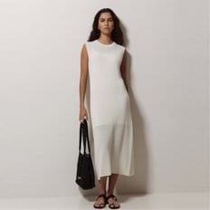 예르세 Organic Long Openwork dress WHITE