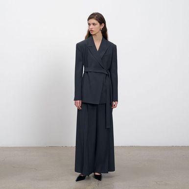 / Mac Pleated Wide Trousers