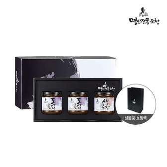  강봉석 식품 명인 조청세트 (도라지조청 310g x 2병 + 생강조청 310g x 1병, 총 3병)
