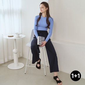 1+1 요가복 소프트와이드 팬츠