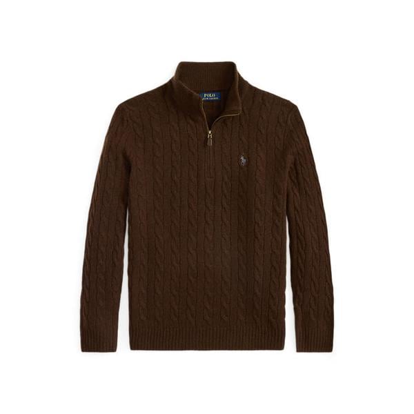 남성 케이블 니트 울 캐시미어 스웨터(MNPOSWE16822356200)