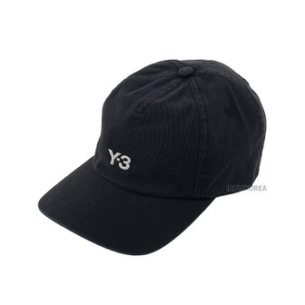 Y-3 IN2391 BLACK 남성 데드 로고 베이스볼 캡 _SSG