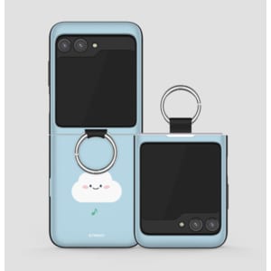  갤럭시 Z플립 5 4 3 플립 휴대폰 케이스 TRY 구름날씨 핑거링 카드수납 마그네틱도어 6컬러