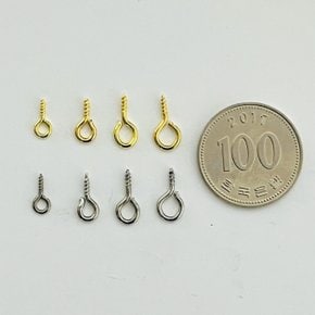 9자 나사 못 구자 키링 비즈 부자재